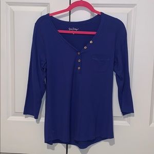 Lilly Pulitzer Royal Blue Shirt